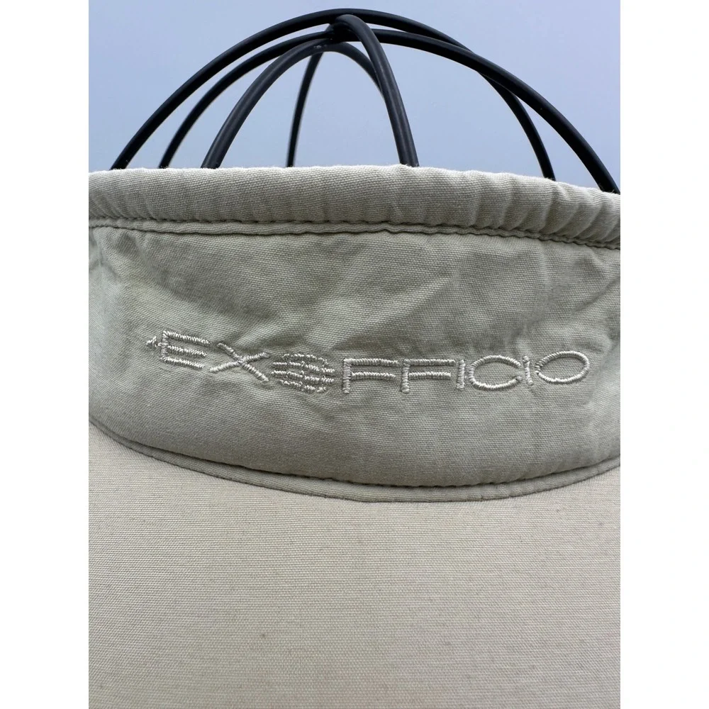 NWT ExOfficio Buzz Off Dryflylite Visor Unisex OS Bone Insect Shield Sun Guard